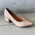 thumbnail image 3 of Zapatilla cerrada charol Vizzano 1220315 tacón bloque beige 27, 3 of 3