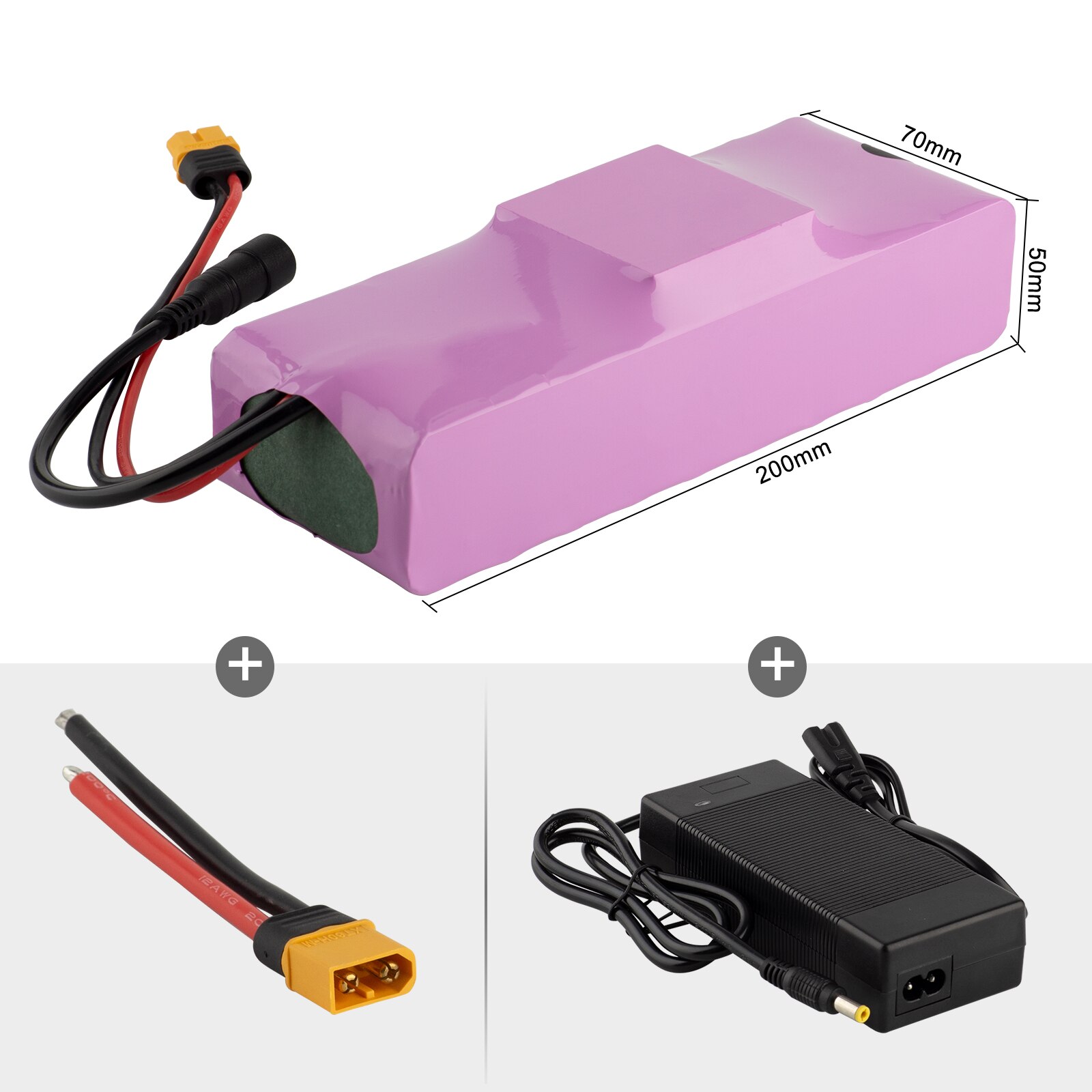 Stdpcxz 36V 10/12/15/20/25/30Ah Batterie Velo Électrique Avec Chargeur