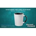 thumbnail image 2 of Ceramic Latte Coffee Mugs by Albany 13 oz. Set of 10, Bulk Pack - Perfect for Coffee, Tea, Espresso, Hot Cocoa, Other Beverages - Black, 2 of 5