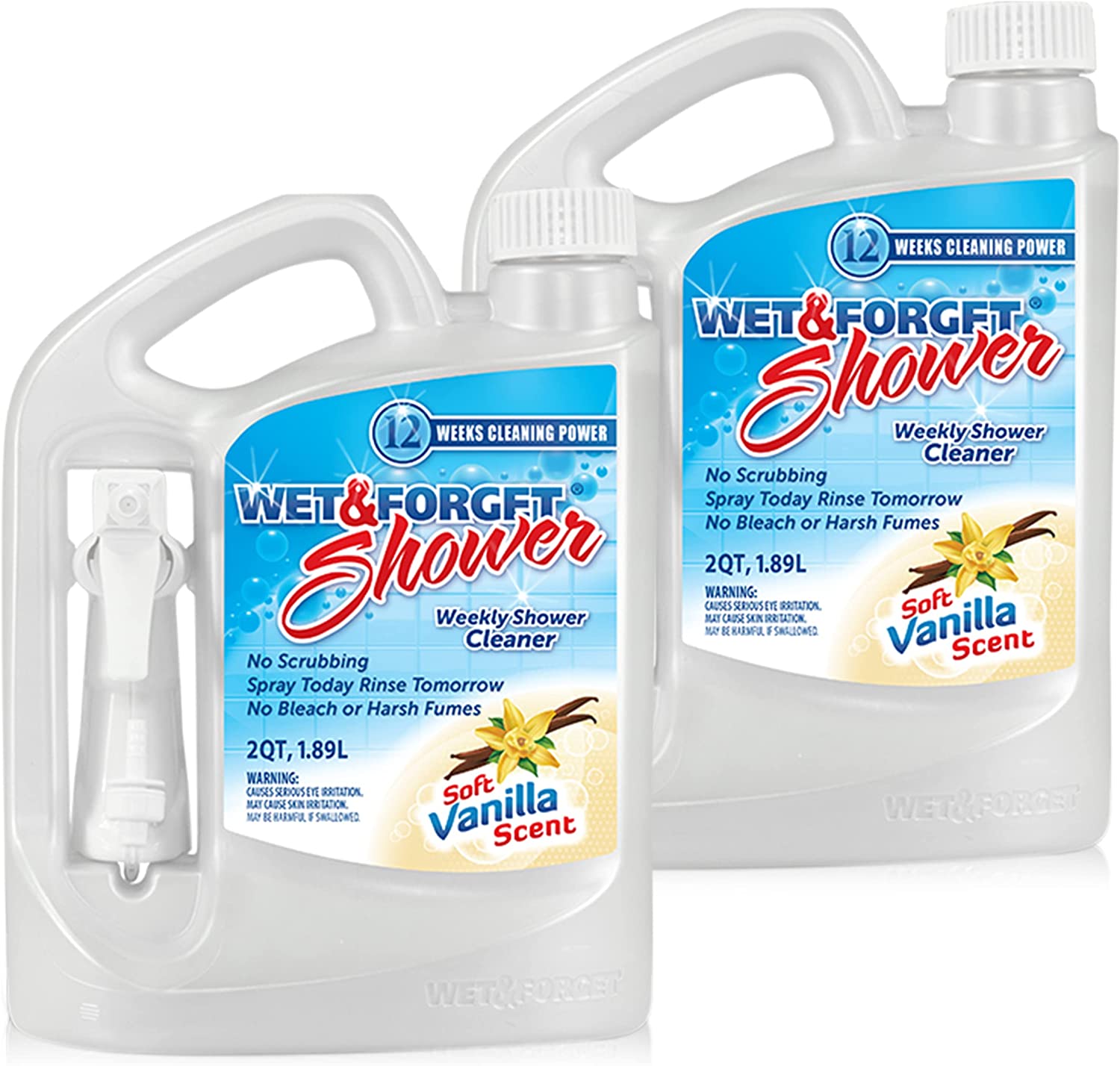 Wet & Shower Cleaner Weekly Application Requires No Scrubbing