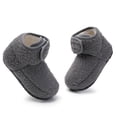 thumbnail image 6 of Stepedia Kids Winter Indoor Household Slippers Toddler House Shoes Warm Barefoot Booties for Boys Girls, Gray, 6 of 6