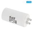 thumbnail image 3 of Capacitor de funcionamiento Uxcell CBB60 50uF 2 paquetes AC300V 4 pines 50/60Hz Cilindro 1.91 x 3.67 pulgadas, 3 of 5