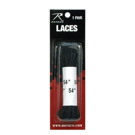 54" Nylon Black Boot Laces