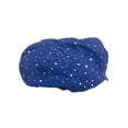 thumbnail image 4 of Women's Glitter Sequin Trim Newsboy Style Relaxed Fit Hat Cap - Royal, 4 of 4