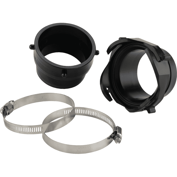 Camco Twist Connect RV Sewer Hose Connector Kit - Single Pack — Garden & Landscape Use, Standard Connection