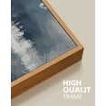 thumbnail image 2 of SHENIFY Blue and Grey Abstract Wall Art Modern Minimalist Painting Decor Graffiti Artwork for Home Wall Decor 8x16in Natural Framed, 2 of 5