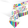 thumbnail image 2 of Creative Converting 725412 Bright And Bold Happy Birthday Plastic Tablecover 54 X 108 In - Case of 6, 2 of 2