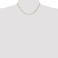 thumbnail image 2 of 14K Yellow Gold necklace Rope chain 16 in 1.5 mm 1.50mm Regular, 2 of 5
