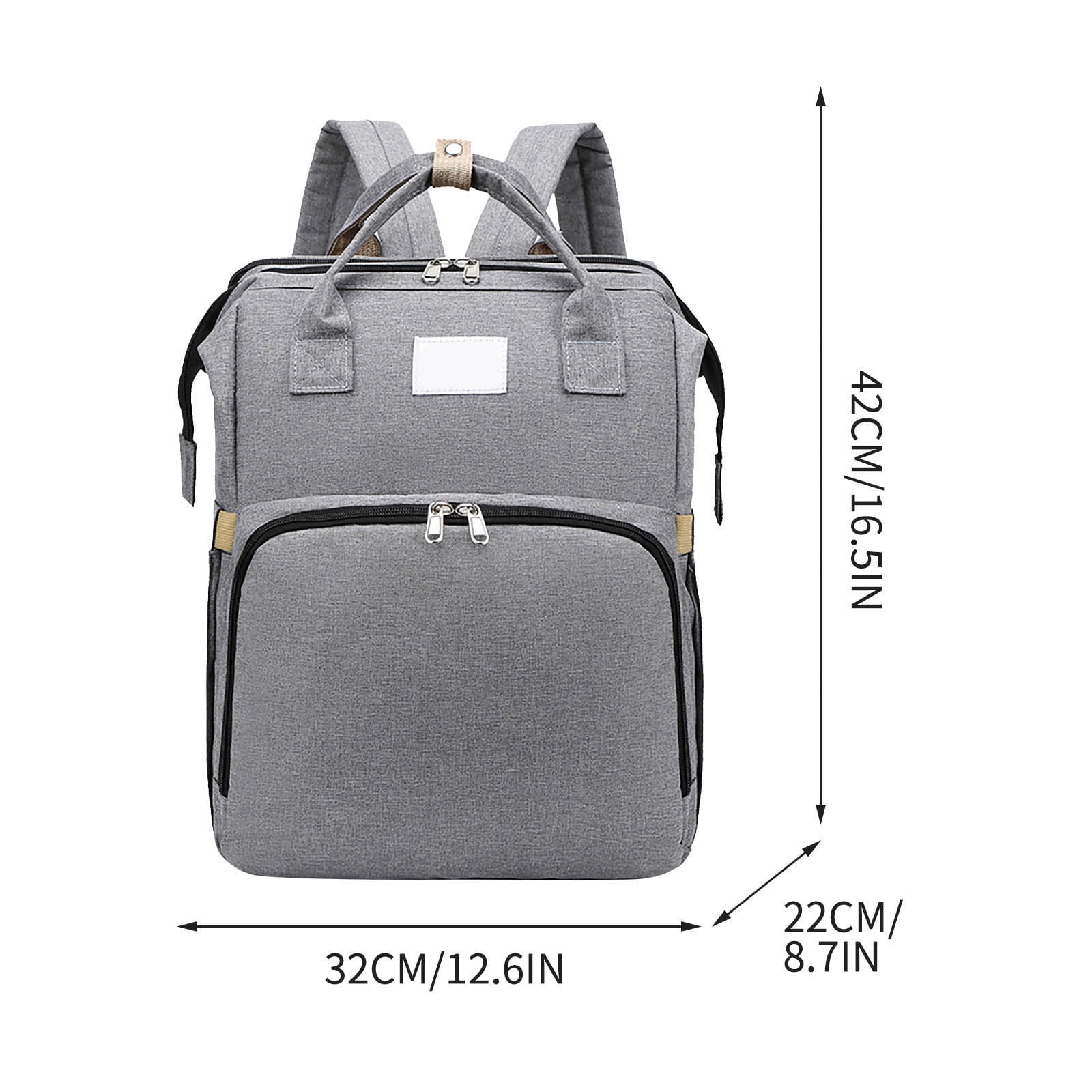 Baby Diaper Bag Backpack,Diaper Bag Backpack with Changing Station,Large Baby Diaper Bag,Multifunctional Travel Diaper Waterproof Backpack for Baby,With Portable Diaper Pad