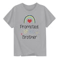 thumbnail image 1 of Zhuashum Hauts Garçon 10-11 Ans Été T-Shirts à Manches Courtes Multicolores Graphique Col Rond Chandail à Enfiler Hauts Tenues Adorables Gris, 1 of 4