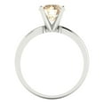 thumbnail image 4 of Solitaire Engagement Ring for Women - 1.5ct Natural Morganite in 18K White Gold Promise Ring, 4 of 6