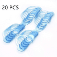 thumbnail image 3 of EZGO 20 Pcs Dental Mouth Opener Cheek Lip Retractor C-shape Blue Dentistry Dental Tools S/M/L, 3 of 7