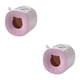 thumbnail image 1 of Bearachild Soporte para cepillos de dientes, organizador de cepillos de eléctrico de drenaje, soporte de almacenamiento para baño Rosado Cornamenta 2piezas, 1 of 6
