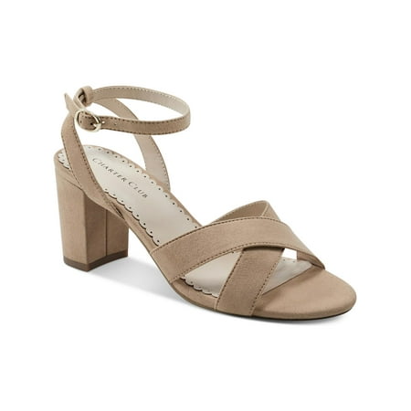 

Charter Club Womens Kyraa Faux Suede Dressy Block Heels