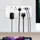 thumbnail image 3 of Protector contra sobretensiones para tira de alimentación con 8 salidas, 4 puertos USB y cable de alimentación de 4 pies, reutilizable, duradero, seguro, protector contra sobretensiones, salida de pro, 3 of 11