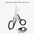 thumbnail image 1 of Scissor Bevel Stainless Steel Shear Foldable Portable Foldable Scissor Bevel Scissor Trimmer for Outdoor Activity, 1 of 8