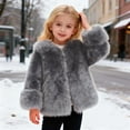 thumbnail image 2 of Vividxx Jacket For Girls Coat For Girls Warm Winter Teddy Thicken Jacket Outerwear Soft Coats For Toddler Big Kids 2-3 Years, 2 of 5
