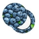 thumbnail image 2 of Balery Fresh Blueberries Fundas de asiento para taburete de bar redondo de tela de terciopelo ajustables que protegen de arañazos y manchas para sillas de 14 a 17 pulgadas.-13 inch, 2 of 7
