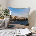 thumbnail image 6 of Kll Lighthouse Decorative Throw Pillow Covers Velvet Soft For Couch Sofa Bedroom Living Room Outdoor -16"X16", 6 of 8