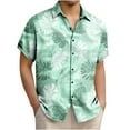 thumbnail image 2 of Afuyipoi Mens Hawaiian Shirt, Short Sleeve Button Down Shirts Tropical Floral Summer Beach Shirts Multicolor Size XL, 2 of 6