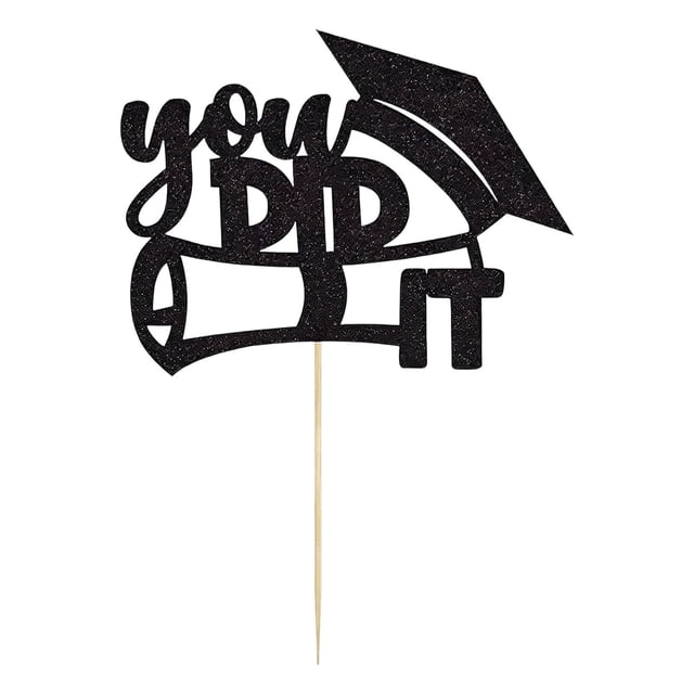 2026 Graduation Cupcake Toppers Class of 2026 Cupcake Topper Graduation Decorations Party Supplies Set,Decoration Kit,Balloon Set,Banner Set,Table Decor,Confetti,Party Favors,Event Accessories,Party