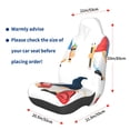 thumbnail image 3 of Fuzoiu School Cute Gnomes Print Elastic Car Seat Covers, Seat Cover Protector,Universal Fit Interior Covers for Most Cars,Washable Seat Cover Non Slip for SUV,Sedan,Van, 3 of 5