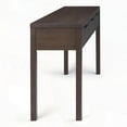 thumbnail image 4 of Handcrafted Solid Wood Console Table in Warm Walnut Brown|3 Drawers|Multipurpose, 4 of 9