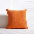 thumbnail image 2 of Paquete de 2 fundas de almohada de 18 x 18 pulgadas, fundas de almohada de chenilla suave para sofá, sala de estar, sofá, fundas teñidas sólidas, 2 of 5
