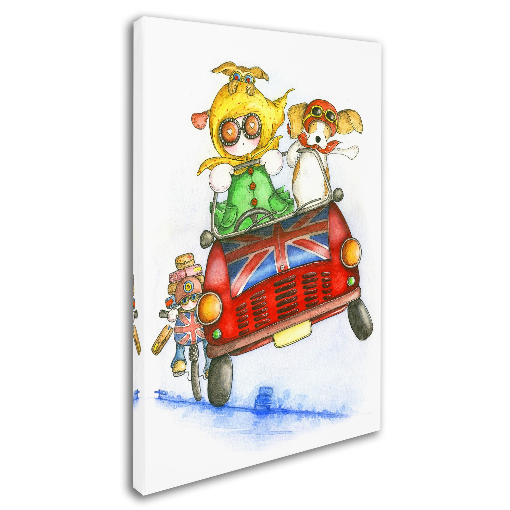 Trademark Fine Art 'Minnie Driver' Canvas Art by Michelle Campbell
