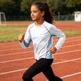 thumbnail image 4 of Fancifize Kids UTF 50+ Sun Protection Shirts Teen Girls Long Sleeve Rash Guard Pullover Tops for Outdoor Athletic Size 4-16, 4 of 8