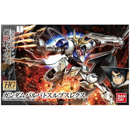 Bandai Iron-Blooded Orphans IBO Gundam Barbatos Lupus Rex HG 1/144 Model