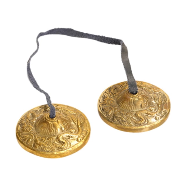 Tingsha Cymbals Bells 65 cm de diámetro para familiares y amigos Meditación Campanas Budista Tingsha Símbolos C