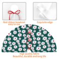thumbnail image 4 of Rateoe Daisies Flowers Print Christmas Tree Skirt 30" for Xmas Holiday New Year Party Circle Tree Mat Ornaments Decoration, 4 of 7