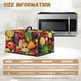 thumbnail image 6 of Whosucclay Fruits Vegetable Print Microwave Dust Cover Waterproof, Heat-Resistant, Microwave Oven Cover, Anti-Oil-Staining Kitchen Appliance Covers, Easy to Clean-S, 6 of 7
