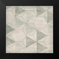 thumbnail image 2 of Vess, June Erica 15x15 Black Modern Framed Museum Art Print Titled - Hexagon Tile IX, 2 of 5