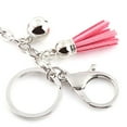 thumbnail image 3 of Elegante Llavero De Flamenco De Cristal Rosa, Colgante Para Bolso, Llavero Con Anilla De Regalo Con Borla, 3 of 7