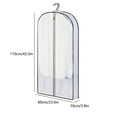 thumbnail image 3 of HongHeng Clearance Under $2.00 Gusseted All Clear Garment Bags for Hanging Clothes 43" Suit Bags for Storage of Coats, Dresses, and Shirts for Closet Storage Clothing Cover, 3 of 6