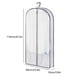 thumbnail image 3 of Bolsa para ropa para almacenamiento en armario y viaje | Funda para traje plegable de tela no tejida con ventana transparente | Protector transpirable para ropa colgada como trajes, vestidos, 3 of 6
