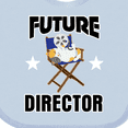 thumbnail image 4 of Inktastic Future Movie Film Director Boys or Girls Baby Bib, 4 of 4