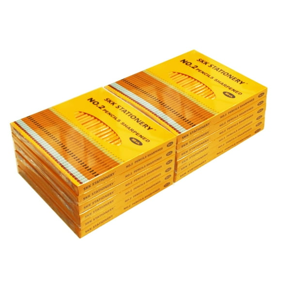 Skkstationery 600 Piezas 2 Lápices Hb Juego De Lápices Preafilados Lápices De Plomo De Estuche De Madera Afilados Para Útiles Escolares Y Docentes Escritura Dibujo Y Bocetos 50 Piezas * 12 Cajas