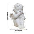 thumbnail image 3 of Lilixerw Clearance Mini Angel Statue,Resin Angle Statue,Wings Angel Decoration Figurine,for Indoor Outdoor Home Garden, 3 of 7