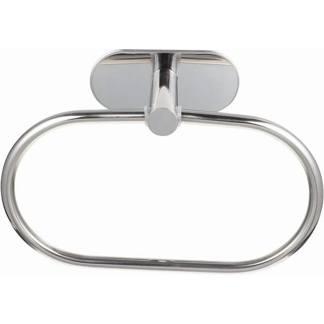 Stainless Steel Towel Ring Wall Mounted Kitchen Towel Holder And Practical For Bathrooms Kitchens,Argent
