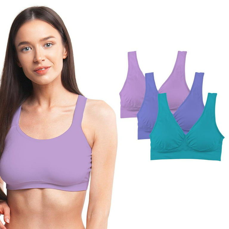 Buy online Pack Of 3 Sports Bra from lingerie for Women by Viral