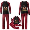 thumbnail image 5 of Uaswgudfs Men's Christmas Pajama Set, Elf Squad Family Plaid Long Sleeve Top & Pants, Family Matching Loungewear Sleepwear for Dad - Walmart Popular Festive Pajamas, 5 of 5