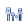 thumbnail image 3 of Family Matching Christmas Pajama Set, Reindeer Tops and Plaid Pants, 3 of 9