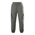 thumbnail image 3 of Women's Cargo Pants with Pockets Drawstring Elastic High Waist Windproof Waterproof Outdoor Hiking Sport Pants XL, 3 of 8