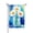 Color 2, variant on Amhnf Welcome Blue Polka Dot Watering Can With Daisies Garden Flag For Home Outdoor Garden Yard Decor 12x18 inch