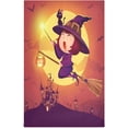 thumbnail image 5 of SKYSONIC Halloween Cute Witch Kitchen Dish Towel Set,Drying Kitchen Towels Tea Towels 1Pcs 28"x18", 5 of 7