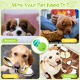 thumbnail image 3 of Juego de 2 juguetes con forma de rompecabezas para perros HIPPIN, para dispensar golosinas y para la dentición, 3 of 9