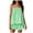 Green, variant on Gingham Lounge Sets for Women Summer Vacations Outfits Sleeveless Tank Tops and Plaid Shorts 2Pcs Set Size 2XL